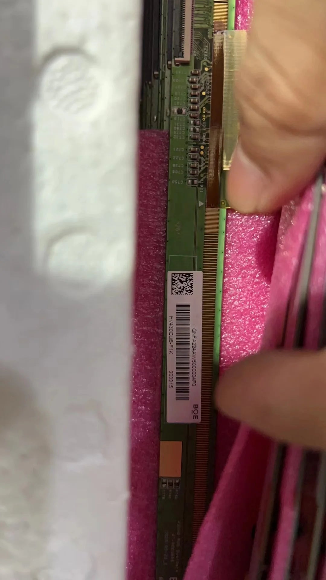 HV430QUB-F1K 51 pins BOE 43" inch LCD LED TFT Display Open Cell TV Screen Spare Panel Replacement Parts for TV Repair