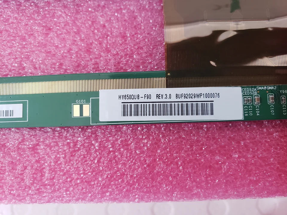 HV650QUB-F90 51 pins BOE 65" inch LCD LED TFT Display Open Cell TV Screen Spare Panel Replacement Parts for TV Repair