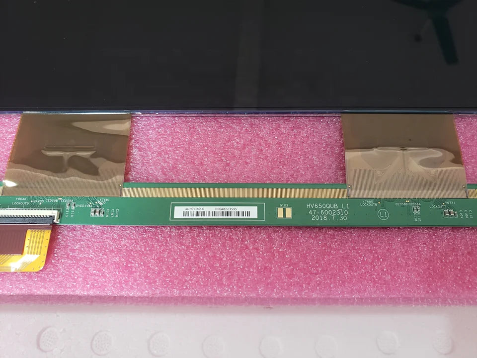 HV650QUB-F90 51 pins BOE 65" inch LCD LED TFT Display Open Cell TV Screen Spare Panel Replacement Parts for TV Repair